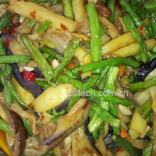 地三鲜食材预处理