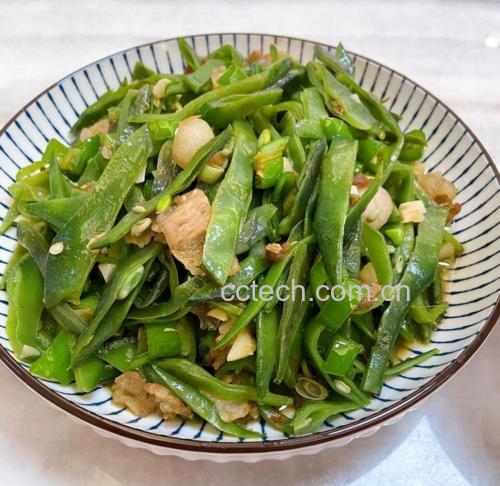 四季豆清炒示意图
