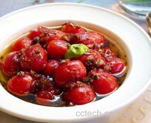 海带番茄汤制作过程