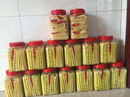 泡制小竹笋过程图