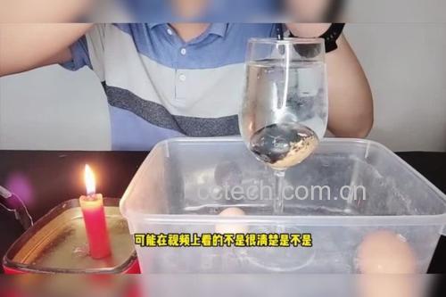鸡蛋悬浮在盐水中实验