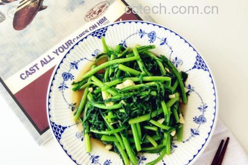 皱叶青菜烹饪成品图