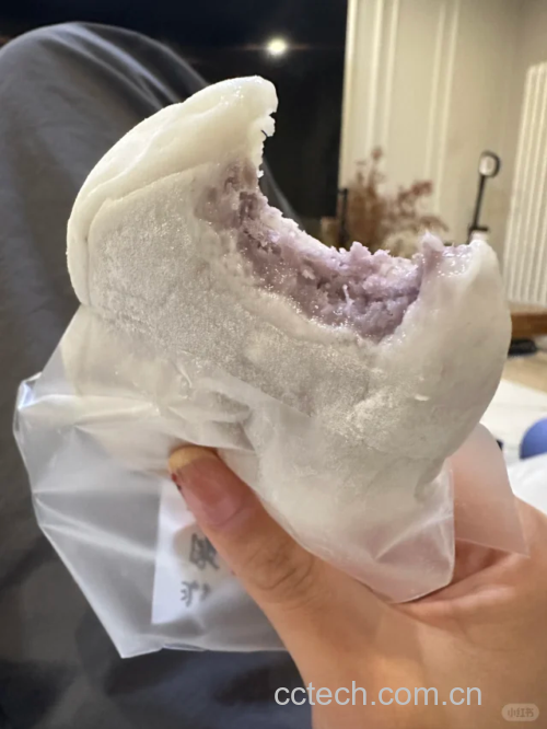 紫薯糯米糍粑成品展示