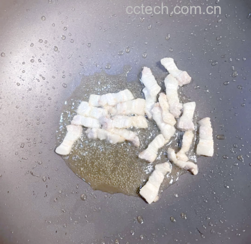 炖无筋豆烹饪过程