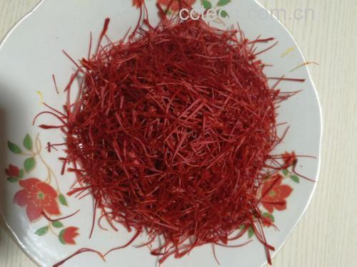 藏红花炒鸡蛋成品图
