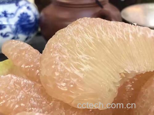 白心蜜柚果实特写