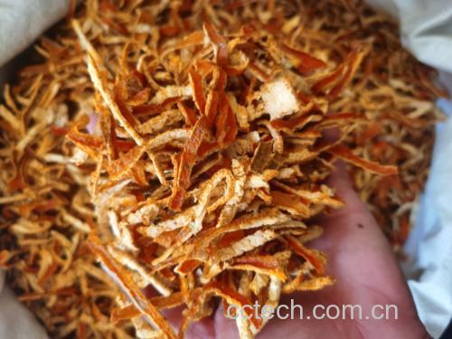 山楂干泡水与煮水对比图