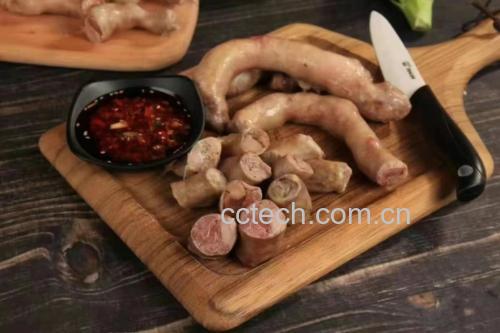 茄子肉丁打卤面成品装盘图