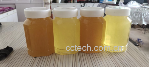 不同蜂蜜颜色与质地对比图