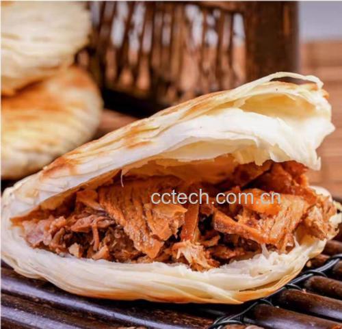 腊肉辣椒夹馍创意吃法