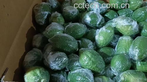 柠檬百香果果肉与果汁的组合