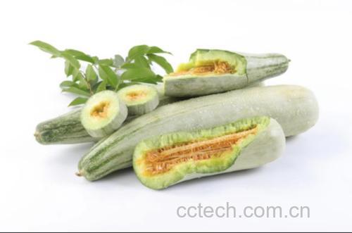 羊角蜜甜瓜果肉饱满多汁