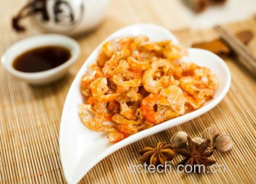 胡椒混合炒虾仁成品图