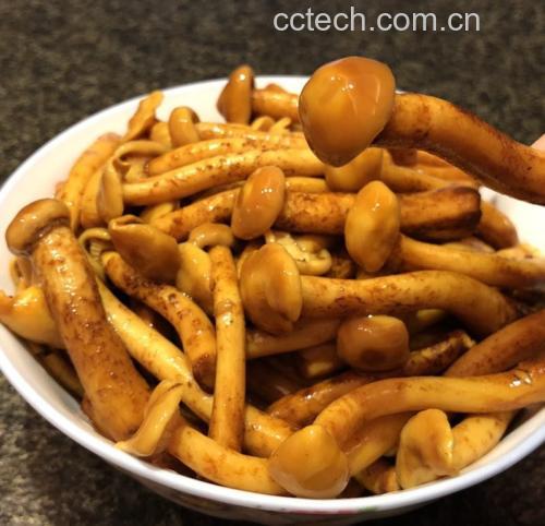松茸烹饪图