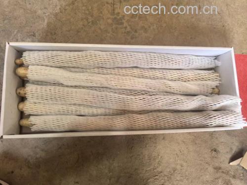 冷冻山药包装上的生产日期与成分标识示意图