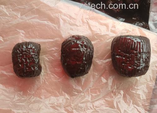 不同类型的脆枣产品对比图