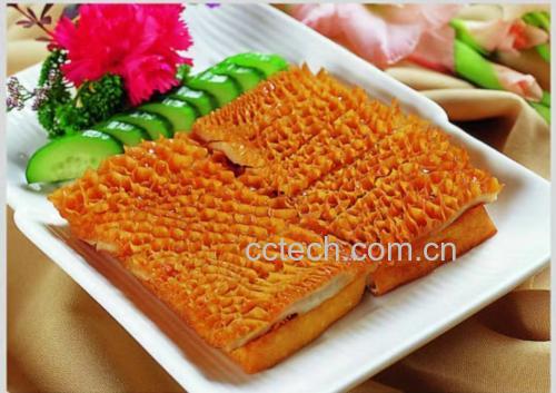 成品图:牛肚炒竹笋装盘效果